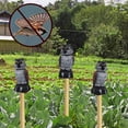 thumbnail image 4 of 3 Pack Bird Scarecrow Mini Fake Owl Decoy Sculpture, 8.26 inch Wagging Head Plastic Small Owl Bird Deterrents, Nature Enemy Horned Pest Repellent for Outdoor Garden Yard, 4 of 9