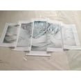 thumbnail image 2 of 5Pcs Canvas Wall Art Print Set for Home Decor, 25x50 cm Modern Abstract Flower Landscape Painting Pictures for Living Room, Bedroom, Office, 2 of 6