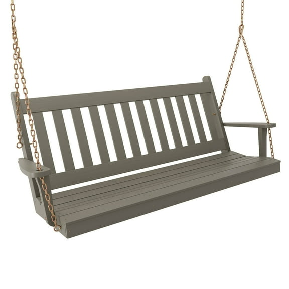 Keystone Amish Co. 6 Foot Franklin Porch Swing, Olive Grey