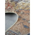 thumbnail image 5 of HomeRoots 515643 2 x 3 ft. Red Tan & Blue Abstract Rectangle Area Rug, 5 of 8