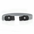 thumbnail image 1 of Sonducket Cinturón sin hebilla Suministros de armario para niños Niñas a cuadros morados y negros Cinturones gris Sonducket AP008680-24, 1 of 5