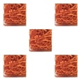thumbnail image 1 of Papel triturado de hierba de rafia Bewildely suministros de embalaje de confeti de bricolaje naranja 5Conjunto, 1 of 6