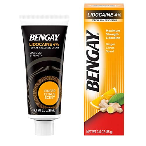 Buy Bengay Pain Relieving Lidocaine Cream, NonGreasy Topical Analgesic