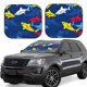 thumbnail image 1 of Fotbe Cartoon Shark Juego de 2 Piezas de Parasoles para Parabrisas | Bloqueador Solar para Auto | Accesorios Plegables para Protección Solar Interior-Medium, 1 of 6