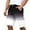 Black@GC@, variant on CONZONE Mens Cargo Shorts Elastic Waist Summer Shorts For Men Gradient Color Lightweight Loose Fit Beach Shorts With Pockets