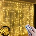 thumbnail image 4 of Guirnalda de luces LED navideñas con control remoto por USB, 3 m, 4 m y 6 m, decoración navideña para el hogar, guirnalda de Año Nuevo, 4 of 5