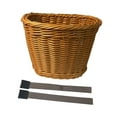 thumbnail image 3 of Cesta de bicicleta para niños con asas ajustables para el manillar delantero Marrón, 3 of 9