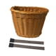 thumbnail image 3 of Cesta de bicicleta infantil con correas para bicicletas infantiles, Marrón, 3 of 8