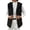 Black, variant on Cmfcve Womens Oversized Sherpa Jacket Fuzzy Fleece Zip up Hooded Vest Fall Winter Warm Outwear Coats with Pockets