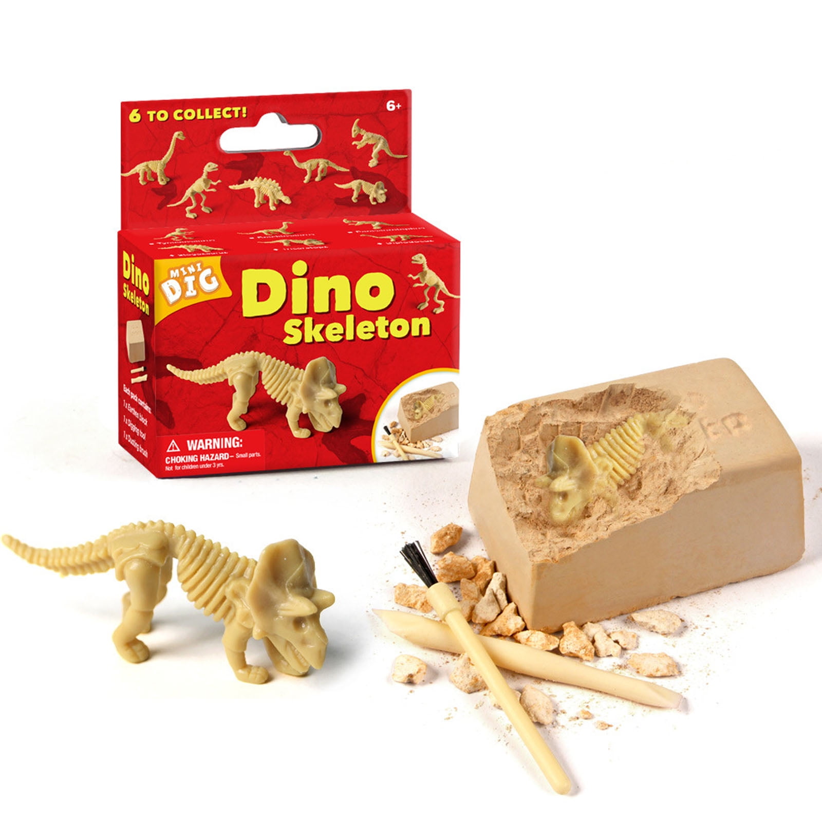 Multipack 4 x  Fossil digging kit kids educational toys MIX Christmas 