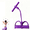 #A, variant on Upper Belly Resistance Band,Gentle Full Body Toning Exercise Band, Gym Equipment,Multi Function Tension Rope with Handles,4 Tube Resistance Band with Handles,Home Gym Arm and Waist