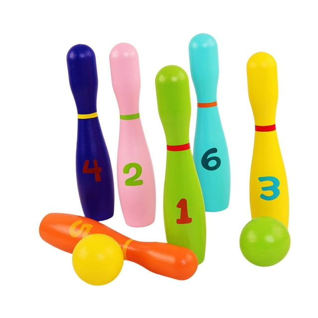 lionlar Bowling Set for Kids Educational Toy Early Development for Floor Indoor Lawn