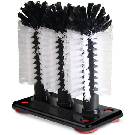 

Glass washing brush cleaner-3 brushes per base