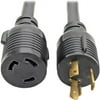 Tripp Lite Heavy-Duty Power Extension Cord Y Splitter Cable - 30A, 10AWG (NEMA L6-30P to 2x NEMA L6-30R) 1-ft.