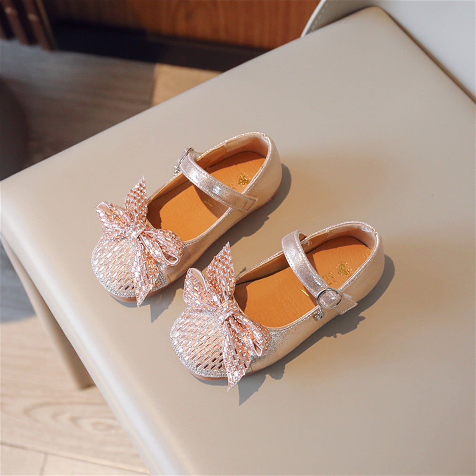 Aayomet Girls Dress Up Shoes Sparkly Shoes For Girls Princess Mary Jane