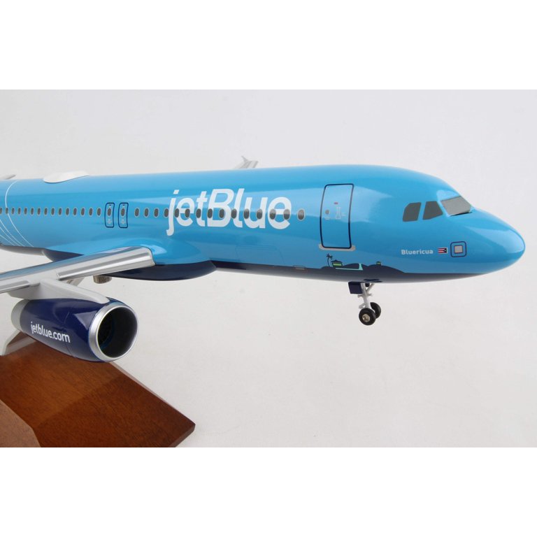 SKYMARKS JETBLUE A320 1/100 BLUERICUA N779JB (**) - Walmart.com