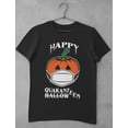 thumbnail image 4 of Happy Halloween Shirt 2020 Quarantine Pumpkin Jack O Lantern T-Shirt X-Large Orange, 4 of 5