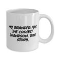 thumbnail image 2 of Unique Grandson 11oz Mug, My Grandpa Has The Coolest, Gifts For Grandchild, Present From Grandpa, Cup For Grandson, Funny mug, 11oz mug, Gift mug, 2 of 2