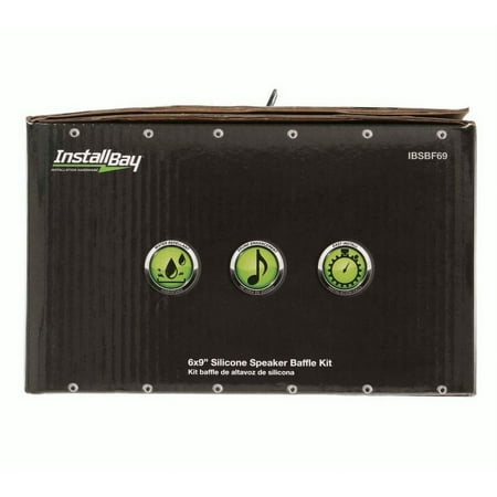 Metra - Speaker Baffle Kit for Most 6" x 9" Speakers (2-Pack) - Black