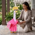 thumbnail image 6 of 23 Inch Large White Goose Clothing Decorative Bathrobe Style Lawn Goose Costume, Purple Bathrobe Outfit for 23 Inch Porch Goose Statue, Soft Comfortable Garden Yard Decor & Gift for Goose Collectors, 6 of 7