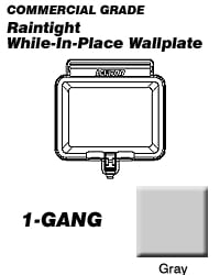 Single-Gang Standard Leviton 3060-E Coverplate Thermoplastic GFCI/Decora 