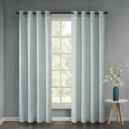 Echo Design Surat Window Curtain Pair Aqua 108 Panel Give Your