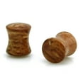 thumbnail image 4 of Tioneer Dark Brown Organic Wood Ear Expander Plugs Body Jewelry, 4 of 4