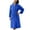 Blue, variant on Women’s & Men’s Plush Fleece Bathrobe – Quick-Drying Lightweight Robe (2025 Spa & Winter Essential)