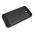 thumbnail image 2 of Samsung Galaxy J3 Emerge 2017 / J327P Hybrid Metal Brushed Shockproof Tough Case Cover, 2 of 2