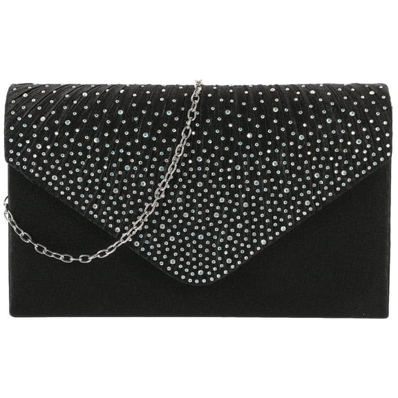 Dinner Bag Clutch Bags for Women Holder Cell Phone Black Purse Party Evening Purses Dress Bride Wedding Day Miss