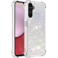 thumbnail image 2 of Slim Fit Phone Case for Samsung Galaxy A14, Glitter Liquid Quicksand Effect Silicone Soft TPU Case with Camera Lens and Screen Protection for Galaxy A14 5G/4G,LSWT Colorful, 2 of 14
