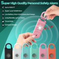 thumbnail image 3 of Alarma de seguridad personal Fauxomor 140dB para mujer, paquete de 3, 3 of 6