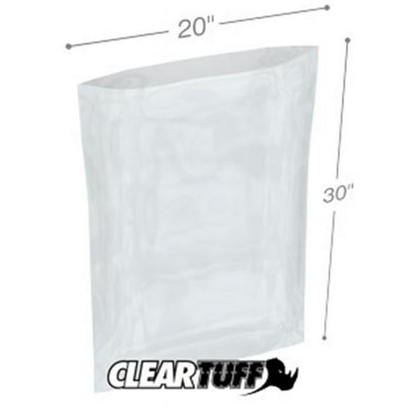 International Plastics PB42030 20 x 30 in. Clear Poly Bags, 0.004 Gauge - Case of 250