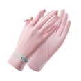 thumbnail image 2 of Guantes de protección solar para mujer, para verano, ciclismo, conducción, antideslizantes, ligeros, transpirables, para exteriores, guantes de protección solar para mujer, 2 of 4
