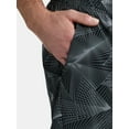 thumbnail image 4 of Athletic Works Men's and Big Men's 2 in 1 Gym Shorts with Liner, 6" & 8" Inseams, Sizes S-3XL, 4 of 5