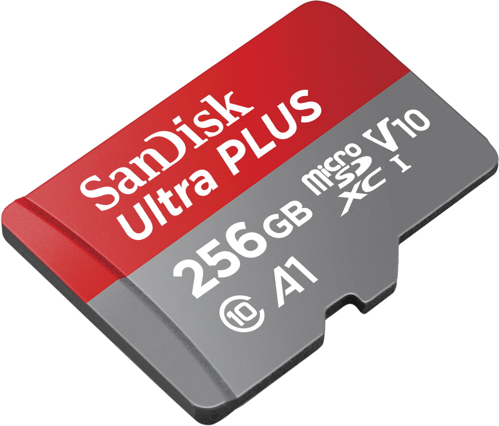 256GB Ultra® Plus MicroSD™ UHS-I Memory Card - Class 10, V10- SDSQUB3-256G-ANCMA - Walmart.com