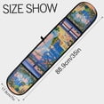 thumbnail image 3 of Yayeee Double Oven Mitt Kitchen Heat Resistant Baking 35" x7" Quilted Glove, Blue Window, 3 of 6