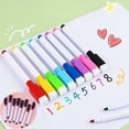 thumbnail image 2 of 8Pcs Magnetic Dry Erase Markers With Eraser Cap 8 Color Whiteboard Markers For Office School Classroom, 2 of 7