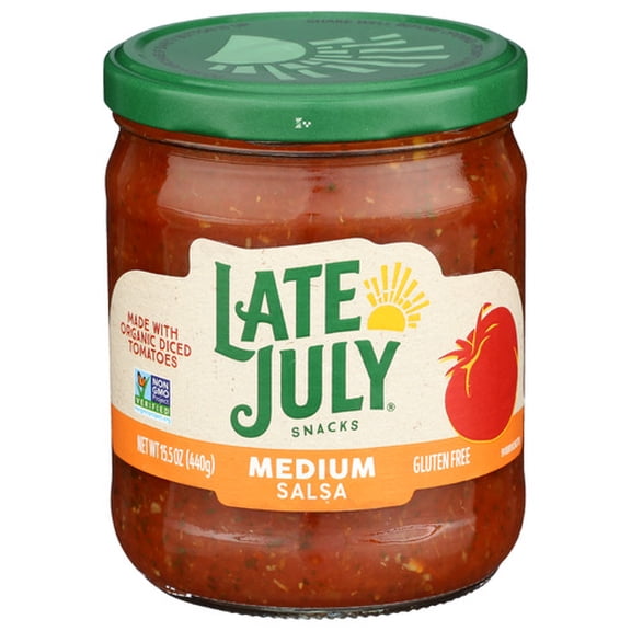 (Pack of 12) Late July Medium Salsa 15.5 oz
