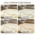 thumbnail image 7 of ODIKA 8'x10' Washable Area Rug Durable, Non-Slip Greek Border Mosaic Designer Sculptures Cream Sconces Abstract Key Refined for Living Room, Under Sectional, Family, 7 of 7