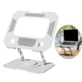 thumbnail image 1 of BELOVING Support Réglable pour Ordinateur Portable Rotation à 360 Degrés Support de Lecture pour Bureau Voyage Noir, 1 of 10