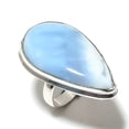 thumbnail image 2 of Natural Owyhee Opal Gemstone Handmade 925 Sterling Silver Ring Size 9, 2 of 2