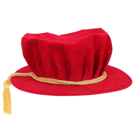Eeristq Adult Doctoral Tam Graduation Ceremony Hat Doctoral Graduation Tam Prop