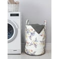 thumbnail image 3 of Floral Laundry Bag, Flower Arrangements Bridal Ornaments Rosy Items on a Plain Background, Hamper Basket with Handles Drawstring Closure for Laundromats, 13" x 19", Multicolor, by Ambesonne, 3 of 4