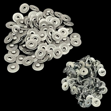 

Trimming Shop Denim Rivets Jeans Decorative Brass Hat Rivets 7mm Silver 50pcs