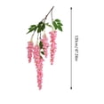 thumbnail image 4 of 47.2 Inch Artificial Fake Wisteria Hanging Flower Garland Silk Flower String for Home Party Decoration, 4 of 6
