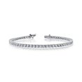thumbnail image 5 of Lafonn Classic Sterling Silver Platinum Plated Lassire Simulated Diamond Bracelet (3.25 CTTW), 5 of 5
