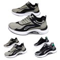 thumbnail image 2 of NOKIO Sneakers for Men Lightweight La𝖼e Up Sport Shoes with Soft Cushioning Insole, Fashionable Versatile Running Shoes Breathable Widh Width Waliking Athlet𝗂c Shoes for Back to College, 2 of 9