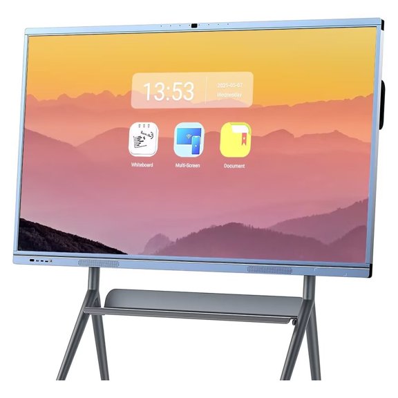 BELNET Smart Board 65" 4K Interactive Display Android Mirroring Split Screen for Courtrooms, Classroom and Office
