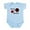 Sky Blue, variant on CafePress - Being 1 Rocks! Guitar Infant Bodysuit - Baby Light Bodysuit, Size Newborn - 24 Months